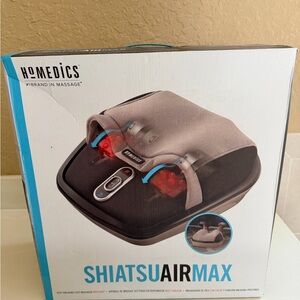 NEW in box Homedics Relaxing Foot Massager in Black and Gray with Heat